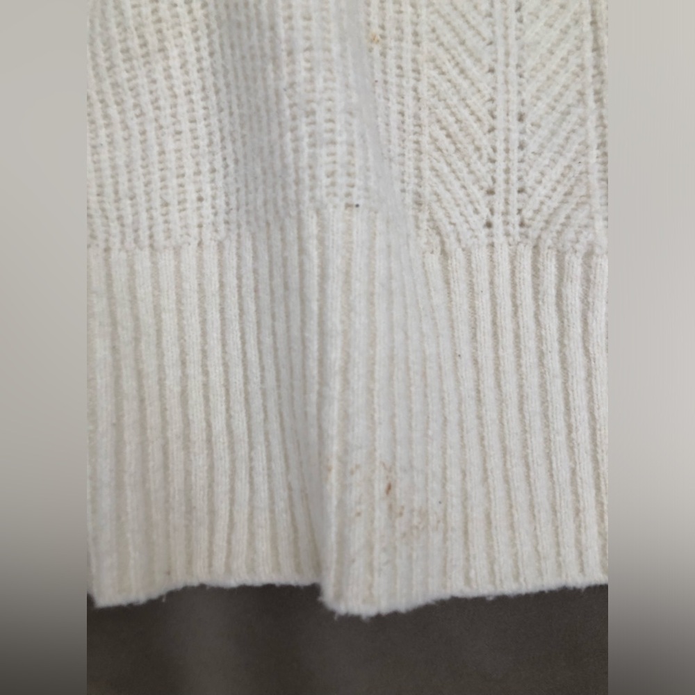 Sea New York Cream Sweater with Lace Details size Large - Picture 4 of 7